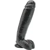Toyjoy Get Real Cock With Balls Black 25,5 cm