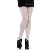 Leg avenue Sukkahousut Kimalle Hopea Deluxe - One size