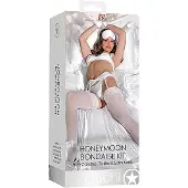 Ouch! Seksilelusetti Ouch! Honeymoon Bondage Kit, 8-osainen