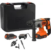 Black & Decker BLACK + DECKER cordless combination hammer BCD900E2K, 18Volt, rotary hammer
