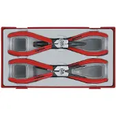 Teng Tools 4-osainen lukkorengaspihtisarja sisä- ja ulkopuolisille lukkorenkaille TT474-7