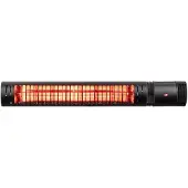 Eurom Golden 2000 Slim infrapuna-terassilämmitin ulkokäyttöön 2000 W IP65, kaukosäädin, jopa 25 m², musta