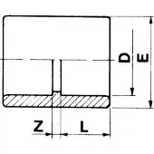 Cepex 01883 Pvc Ø160 Liimattava Muhviliitos