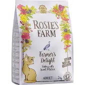 Rosie's Farm 2kg Adult kalkkuna & bataatti kissan kuivaruoka