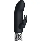 Royal Gems Dazzling Rechargeable Silicone Bullet Black