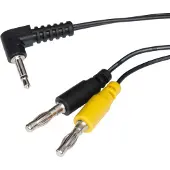 E-Stim Lyhyt Johto 4 mm - Black