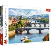 Trefl 500 Bit Prague, Czech Republic - Multi/patterned - ONE SIZE