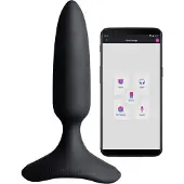 Lovense Hush 2 Sovelluksella XS Anustappi 12 cm - Black