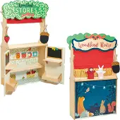 Tender Leaf Toys Woodenland Store And Theatre - Multi/patterned - ONE SIZE