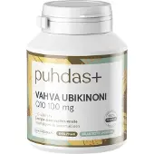 Puhdas+ Ubikinoni Q10 100 mg + C-vit. 60 vegekaps