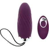 Toyjoy Knock Knock - Kuulavibraattori edestakaisella liikkeellä, kauko-ohjaimella, silikoninen, lila