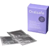 MEDintim Oralsafe Strawberry Latex Dental Dams Suuseksisuoja 8 kpl - Nude