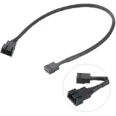 Akasa 30 cm jatkokaapeli 4-pin tuulettimen virtakaapelille