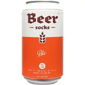 Luckies Of London Beer Socks Lager - Yellow - ONE SIZE