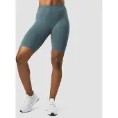 ICANIWILL Define Seamless Logo Biker Shorts Jungle Green