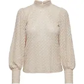 JDY Jdyavery L/S Lace Top Jrs Noos - Cream - XL