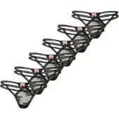 Hunkemoller Stringit 'Irina' musta