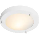 QAZQA Moderni kattovalaisin valkoinen 18 cm IP44 - Yuma
