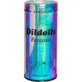 Love to love Dildolls Fantasia - imukupillinen silikonidildo (raidallinen)