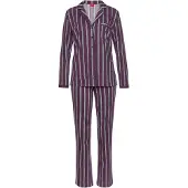 s.Oliver Pyjama monivärinen / burgundin punainen