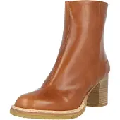Angulus Bootie - Block Heel - With Zippe - Brown - 41