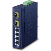 Planet IGS-620TF verkkokytkin Hallitsematon Gigabit Ethernet (10/100/1000) Sininen (IGS-620TF)