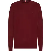 Tommy Hilfiger Neulepaita tummansininen / burgundin punainen / kirkaanpunainen / valkoinen