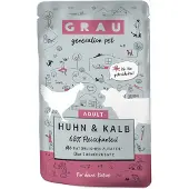 Grau 16x125g kana & vasikka -kissanruoka