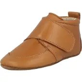En fant Baby Leather Slippers - Brown - 19