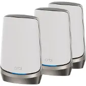 Netgear Orbi Quad-band RBKE963 AXE11000 WiFi 6E Mesh System, Harmaa, Valkoinen, Sisäinen, Teho, Quad-band (2.4 GHz / 5 GHz-1 / 5 GHz-2 / 6 GHz), Wi...