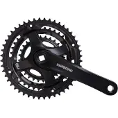 Shimano Poljintukki - - FC-TY501 - 6/7/8 vaihdetta - 48-38-28 hammasta - 175 mm - Musta - Monokromaattinen - Yhteensopiva suojus