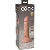 Pipedream KUNINGAS KUKKO - ELITE VIBRAATTORI TODENMUKAINEN &amp; KAUKO- Ohjain SILIKONIA 17.8 CM -
