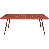 Fermob Luxembourg ruokapöytä 100x207 cm Red ochre