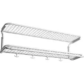 Essem Design Classic 650 Hattuhylly 70cm - Hattutelineet Teräs Valkoinen - 650-70V-V