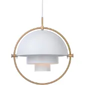 Gubi Multi-Lite riippuvalaisin, messinki - valkoinen