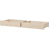 Hoppekids ECO Comfort laatikosto pyörillä 70x160cm sänkyihin - luonnollinen puu Natural Wood