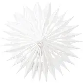 Konstsmide Paperitähti valkoinen 60 cm Kukka