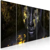 Artgeist Bathed in Gold (5 Parts) Narrow taulusetti