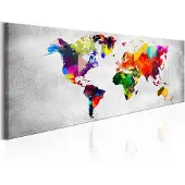 Artgeist World Map: Coloured Revolution taulu