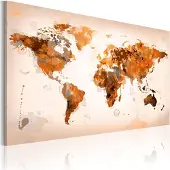 Artgeist Map Of The World - Desert Storm taulu