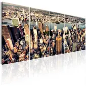 Artgeist Flight Over New York taulusetti