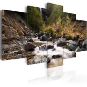 Artgeist A Waterfall In The Middle Of Wild nature taulusetti