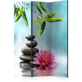 Artgeist Water Lily And Zen Stones 3-osainen sermi