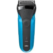 Braun Langaton sähköinen partakone Series 3 Shave &amp; Style - 3 joustavaa terää - 5 suojusrajaa - Musta/Sininen