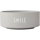 Design Letters snack-kulho Ø12 cm Smoke-grey