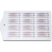Almedahls Picknick tarjotin 20x27 cm Siniroosa-multi