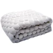 Ceannis Egg Throw 130X170Cm - White - 170X130CM