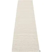 Pappelina Mono Matto 60x250cm Vanilija - Yksiväriset matot Pvc Vanilja - MN9F625