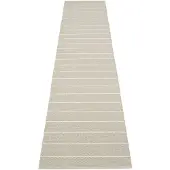 Pappelina Carl Matto 70x350cm Pellava/ - Kuviolliset matot Pvc Beige - CA9F735