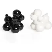 Jonathan Adler Poodles suola- & pippurisirotin Musta-valkoinen